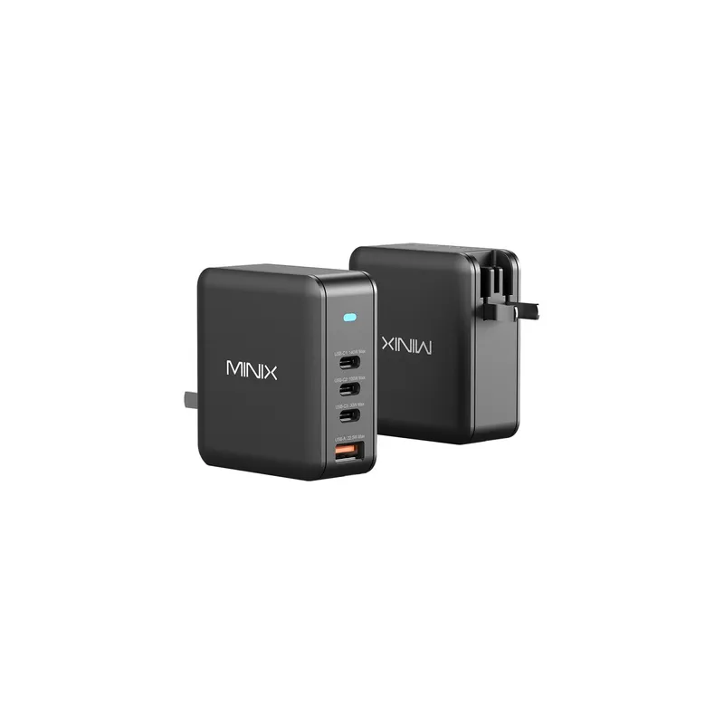 Minix P165 GaN Wall Charger with 3x USB-C and 1x USB-A Ports